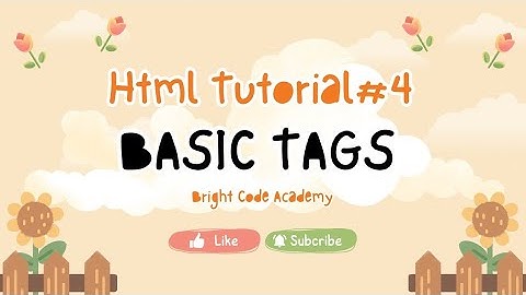 Basic Text Tags in HTML | Bold, Italic, Paragraph, Underline, Highlight & More | HTML Tutorial Lec 4