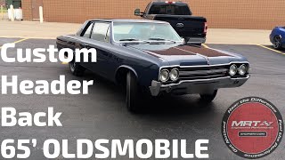 MRT Custom Header Back Exhaust System - 1965 Oldsmobile