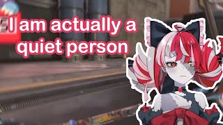 Ollie explains how she's actually a quiet person in real life