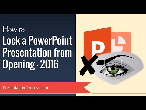 How to Lock a PowerPoint Presentation from opening
