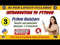3 - Introduction to Python || Python Data Types Explained || Mutable vs Immutable Data Types