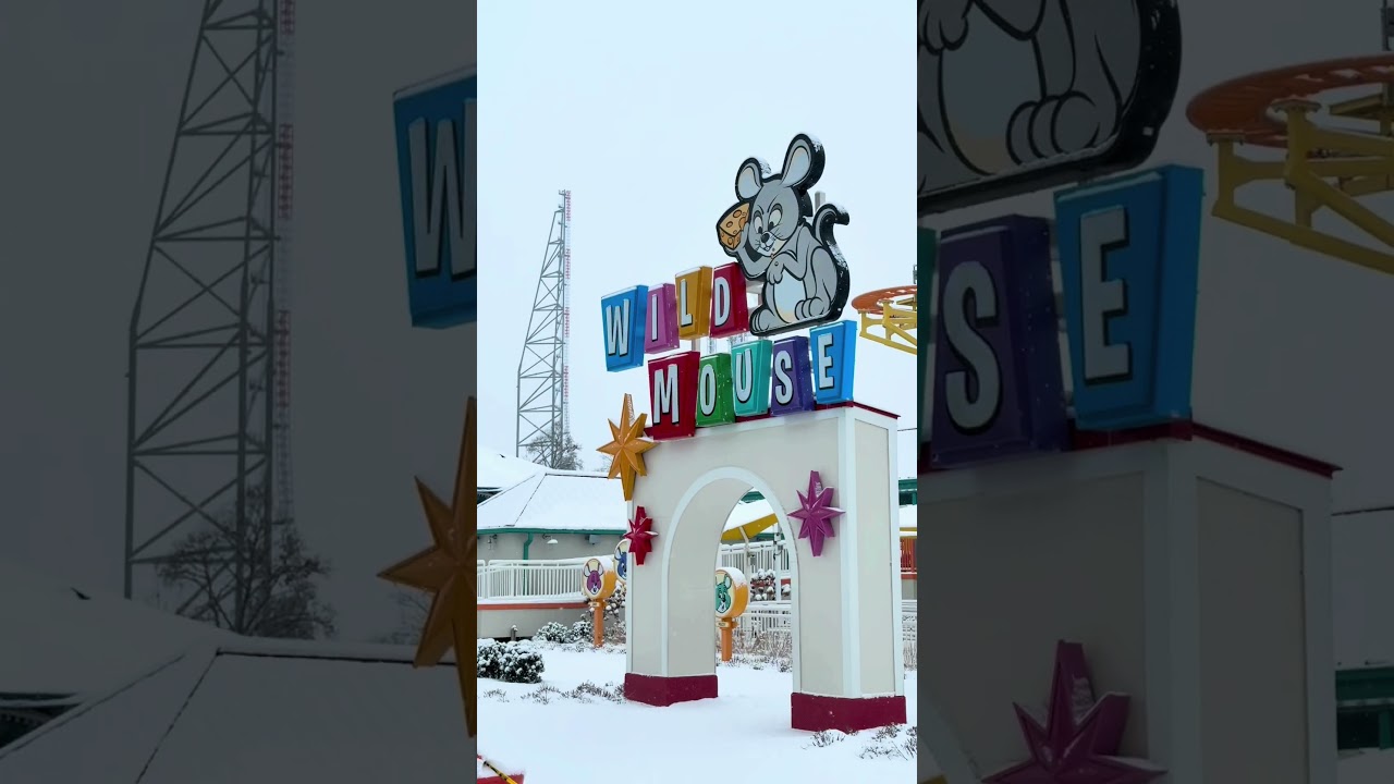 Cedar Point Snow Vibes