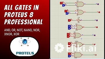 AND, OR, NOT and ALL Gates Simulation with Inputs & Outputs in Proteus 8 Professional #proteus #gate