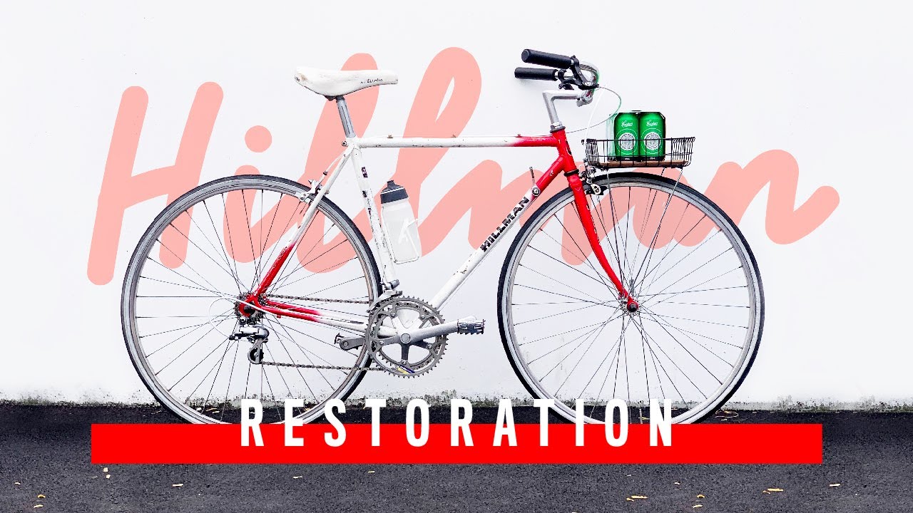 Vintage Road Bike Restoration 90s Hillman Part 6 Bike Build, Final