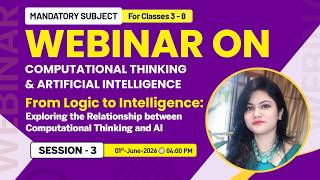 Session 3 - Capacity Building Programme on - Computational Thinking & Artificial Intelligence
