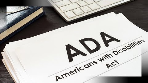 Americans with Disabilities Act (ADA) Title 1 - Employment