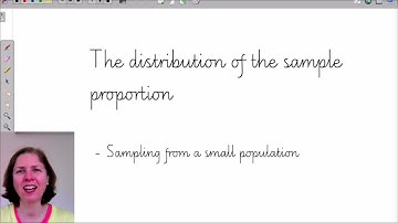 Year 12 Probability: Exact distribution of sample proportion - Part 1 - small population