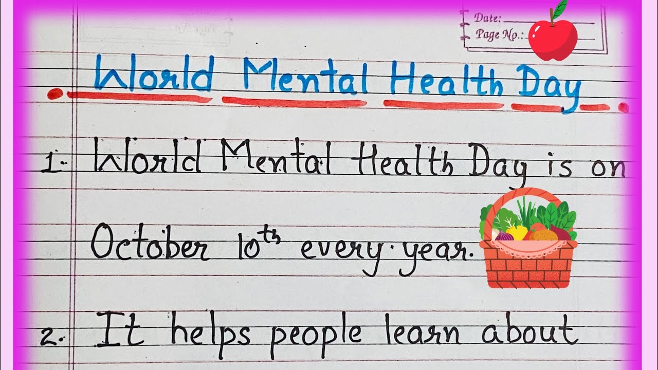 10 lines essay on World Mental health Day | World Mental Health Day Essay | Essay in English