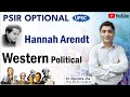 Hannah Arendt | Western Political Thinkers | Political Science | Banality of Evil | modern history