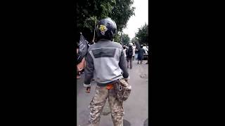 RUSUH | Gerombolan Berbendera HTI Teror Pengajian di Solo