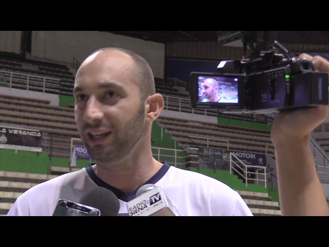 #SienaSora primo test match stagionale, intervista a Giovi