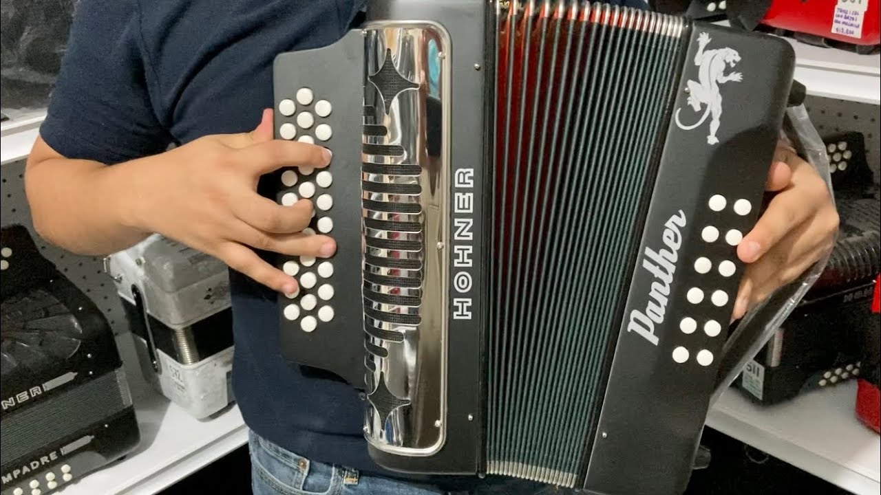 Rifa 5 acordeón Hohner Panther tono sol nuevo YouTube