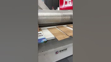 #embossing #woodworking MDF Embossing Machine