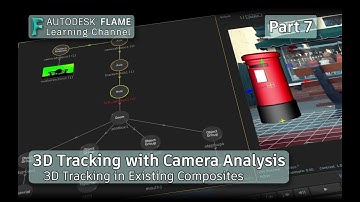 3D Tracking with Camera Analysis - P7 - 3D Tracking in Existing 3D Composite - Flame 2022