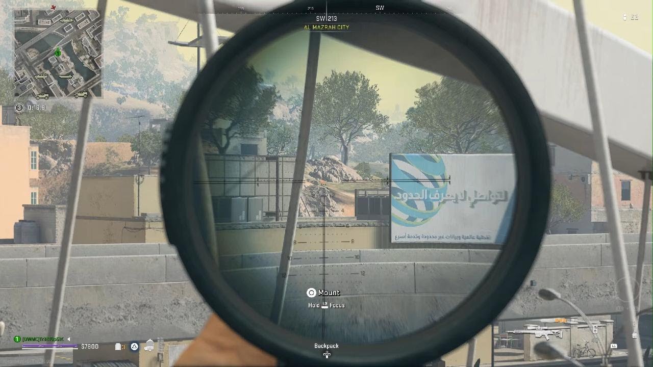 Warzone 2 -Sniping the driver 80m out moving full speed