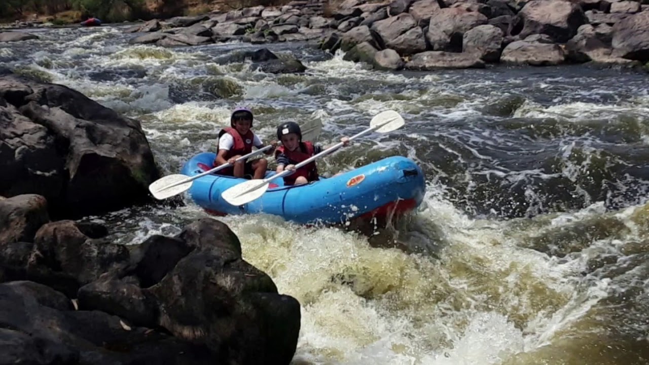 White water river rafting Parys Vaal River South Africa