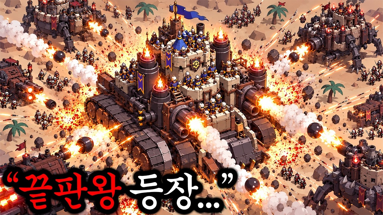 와...드디어 끝판왕 등장..≪움직이는 성 키우기≫ 난이도 말 안된다 ㄷㄷ