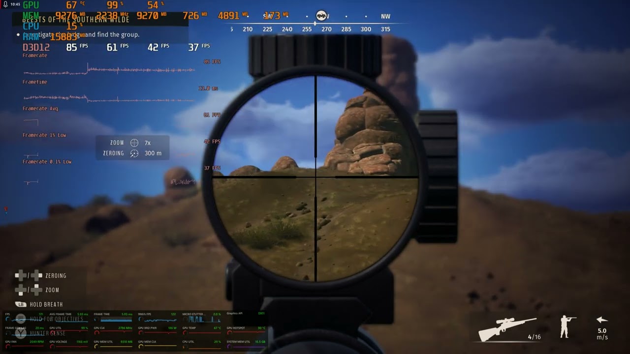 Way of the Hunter AMD 7600XT 16gb 1440p Max Settings With HYPR-RX & AFMF Enabled Very Smooth