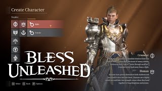 Character Creation - Human Male | Bless Unleashed