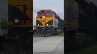 Locomotora ES44AC KCS 4900, Solitaria liderando el M273🚂🔥, Línea F, Río bravo Tamaulipas,(2023)