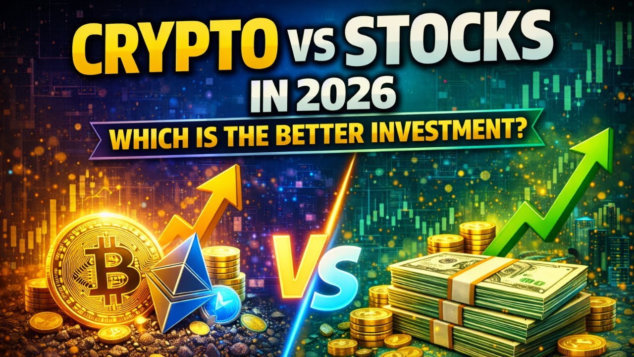 Crypto vs Stocks in 2026 Which Is the Better Investment