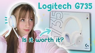 Logitech G735 Headset Unboxing +Review☁️🌸 