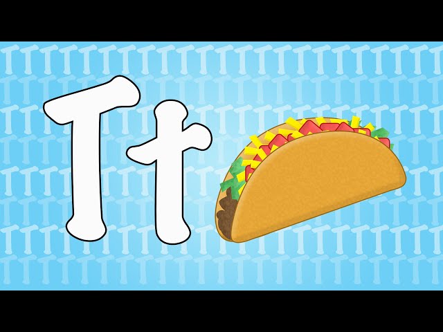 Letter T Song for Kids - Words that Start with T - Animals that Start with T class=