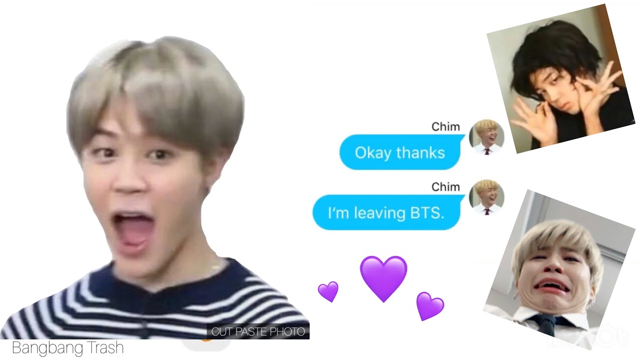 BTS texts - The one where Jimin leaves BTS