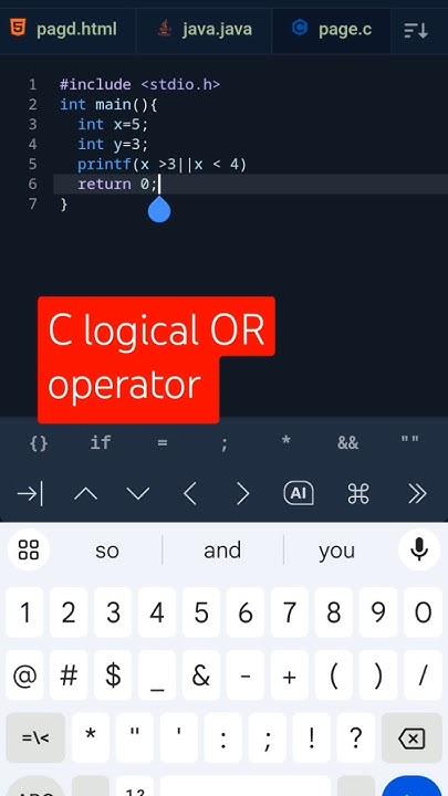 C logical OR operator #C#logical #or#operator #printf #include #main# ...