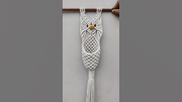 Macrame Owl Plant Hanger #macrame #planter #planthanger #macrameplanthanger #macramepattern #boho
