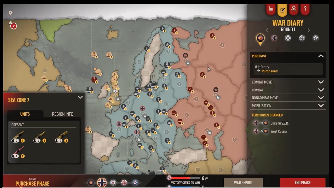 Axis & Allies Season 4 Axis Placement Matches Part 1/5 TTG