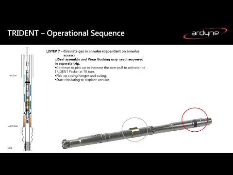 Ardyne TRIDENT System Operational Sequence