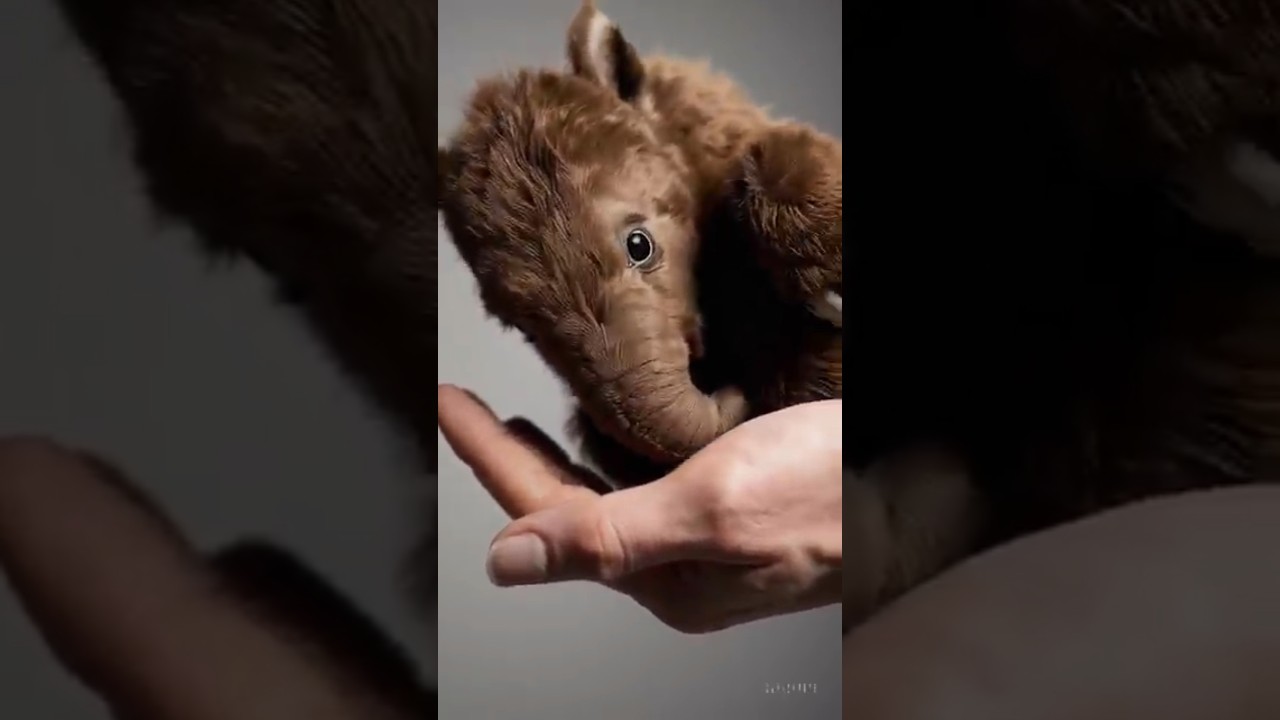 Guarda Tiny Baby Woolly Mammoth: Heartwarming Prehistoric Cuteness in Your Hand! 🐘✨ su YouTube Guarda Tiny Baby Woolly Mammoth: Heartwarming Prehistoric Cuteness in Your Hand! 🐘✨ su YouTube