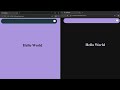 How to create Dark mode button 