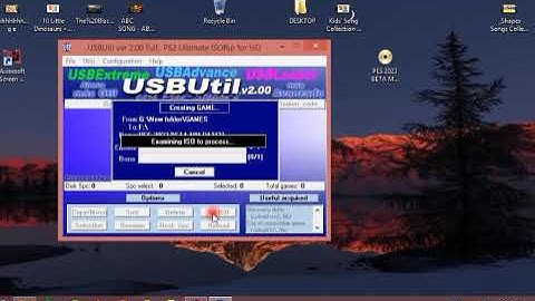 How to send ps2 Games to Flash drive using USBUTIL (ISO GAMES)