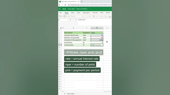 Calculate future value  | Advance Excel Formula | MyExcelGeeks