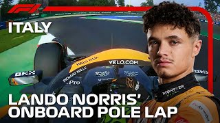 Lando Norris Pole Lap 2024 Italian Grand Prix Pirelli