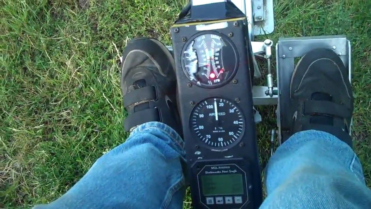 Deer outruns Mosquito ultralight helicopter, GB103.