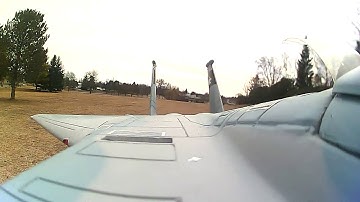 FMS  64mm f-15 eagle maiden \ crash