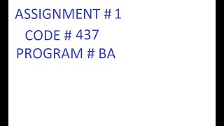 AIOU Solved Assignment No 1 Code 437  Spring 2021 | Aiou Assignment`1