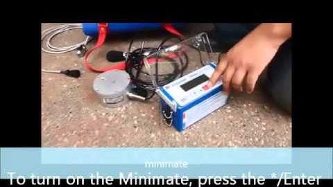 How to Install Minimate for Blasting Vibration Analysis | ISMC 10 2016