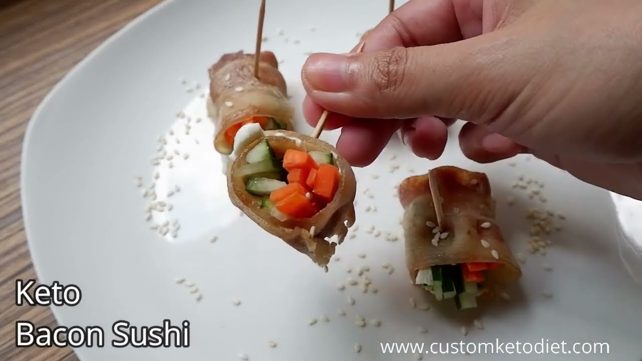 Keto Bacon Sushi 