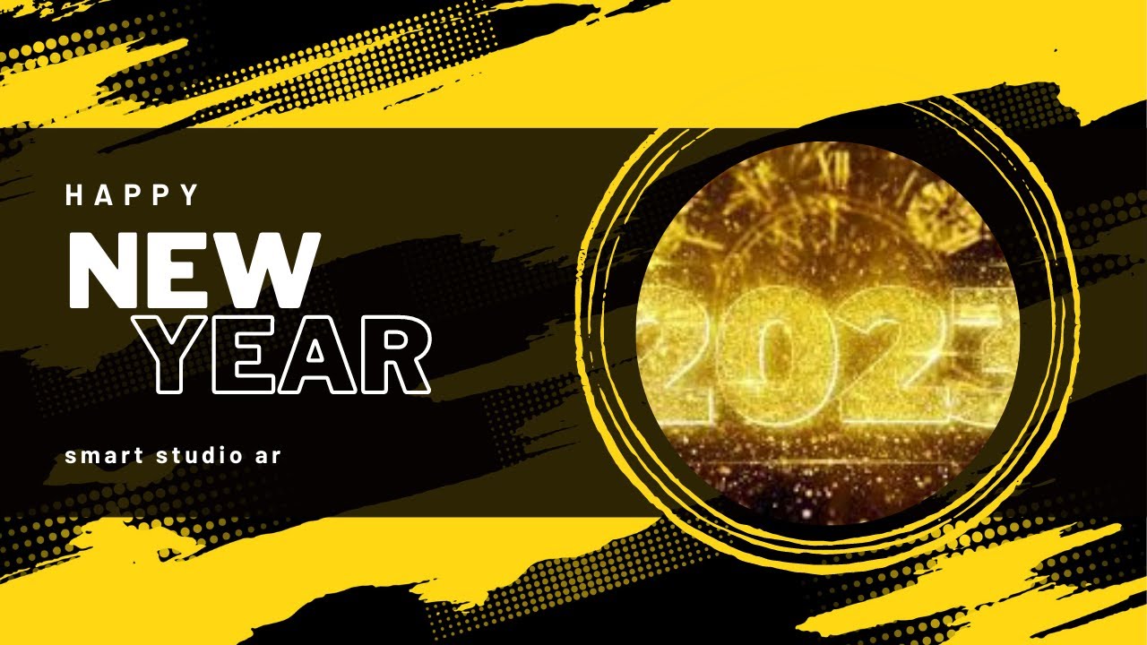 Happy new year 2023 animation video - YouTube