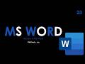 Microsoft Word in Pashto | Review in MS Word 23 | FMK Tech - پښتو
