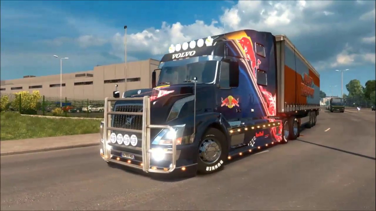 Ets 2 V1 26 Volvo Vnl 780 Red Bull Racind Reworked By Franck