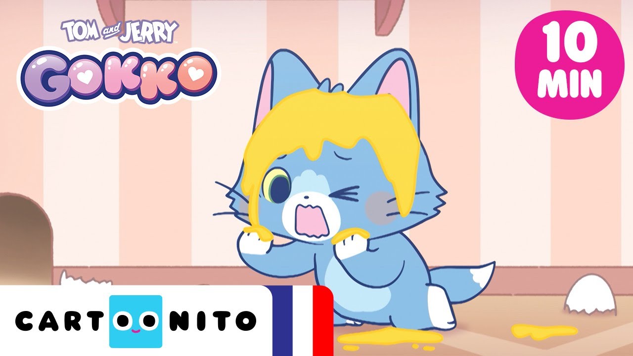 La bataille de nourriture dégénère ! | NOUVEAU Tom et Jerry Gokko | @CartoonitoFrance‬