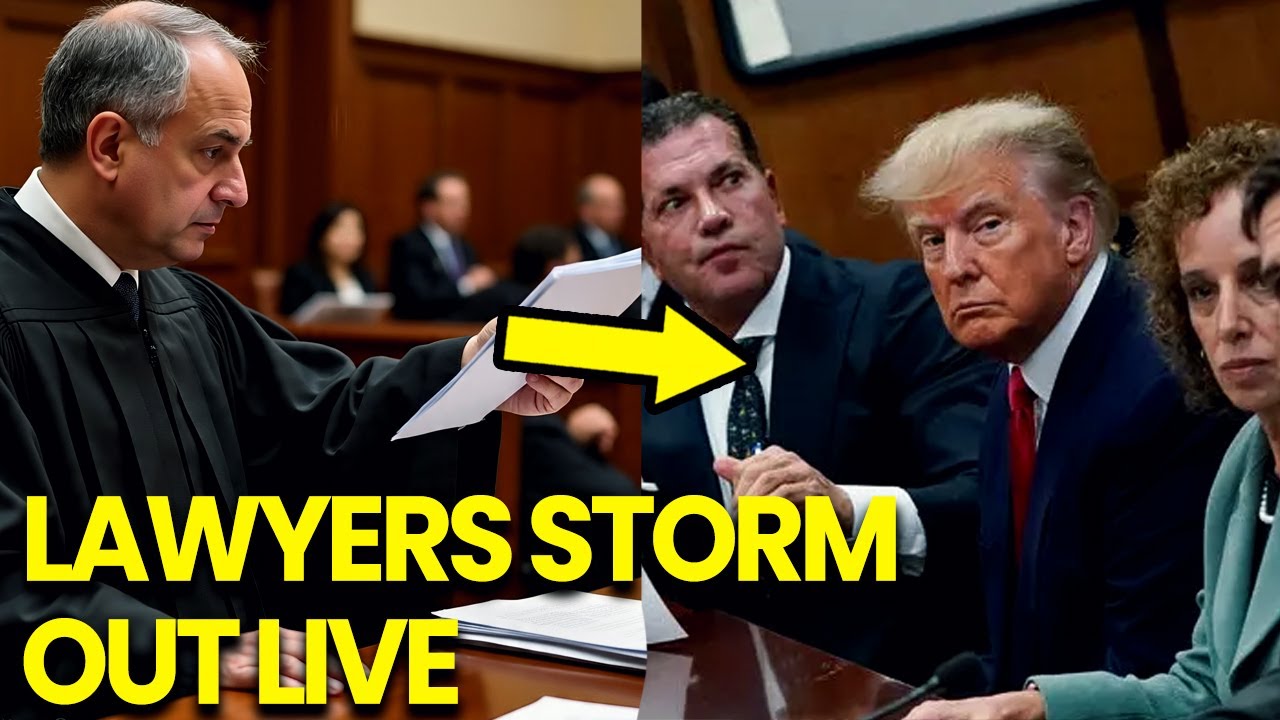 Courtroom ERUPTS as Judge’s BRUTAL Rebuke Sends Trump’s Lawyers STORMING OUT