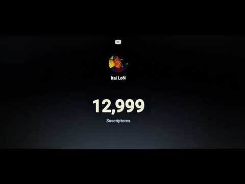 LLEGUÉ A LOS 13K DE SUSCRIPTORES (breve video sobre el recuento de SUSCRIPTORES)