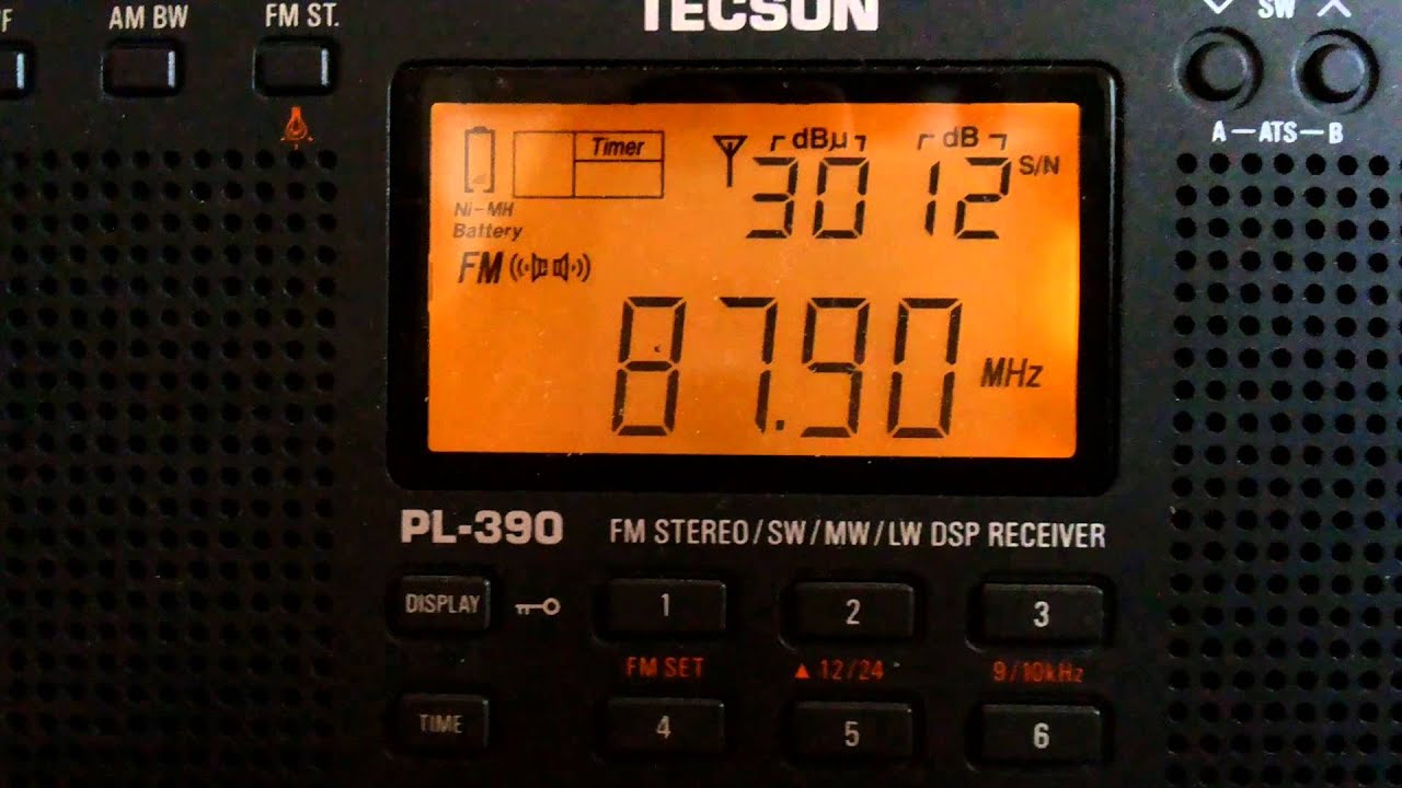 TECSUN PL-390 тропо -приём станций 60-300км