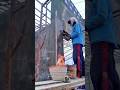 Manual Cement Plastering on Concrete Column | Skilled Wall Rendering Process
